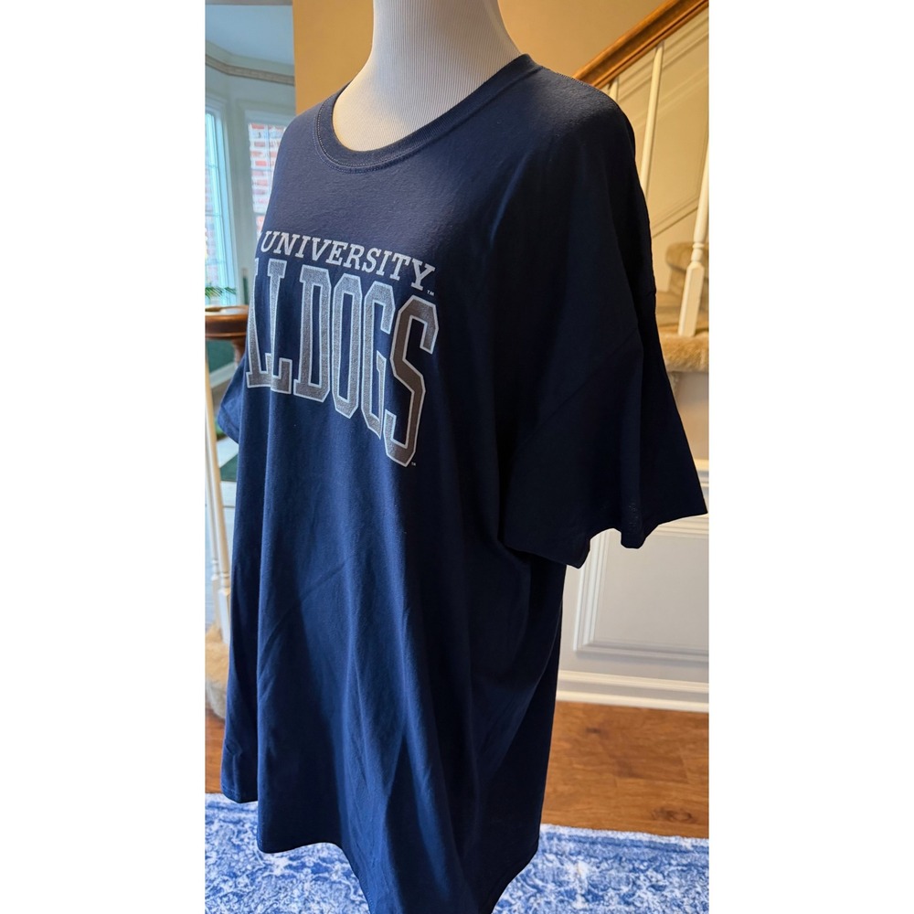 Yale University Bulldogs Navy Blue Graphic T Shirt Mens 2XL Cotton - Picture 4 of 5